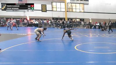 125White lbs Rr Rnd 3 - Travis Clawson, Clarion vs Colby McBride, Appalachian State