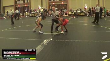 70 lbs Cons. Round 2 - Oliver Westphal, Sabertooth WC vs Kaedrick Brown, RaiseTheVarr Wrestling Club