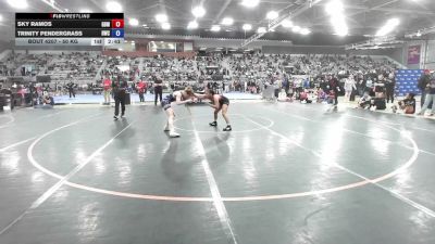 50 kg Cons. Rd Of 32 - Sky Ramos, Golden Back MRTC vs Trinity Pendergrass, Hawks Wrestling Club