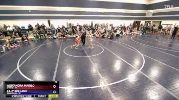 77 lbs Round 2 (6 Team) - Alexandra Maiolo, Utah 2 vs Lilly Rollans, Gold Rush