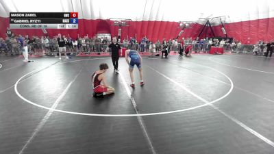 113 lbs Cons. Rd Of 16 - Mason Zabel, Guerrilla Wrestling Club vs Gabriel Ryzyi, Massa