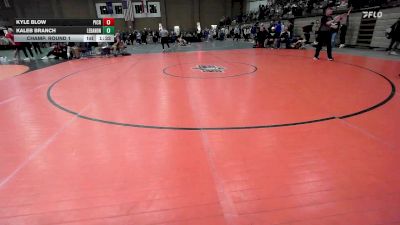 120 lbs Champ. Round 1 - Kaleb Branch, Lebanon vs Kyle Blow, Pine Creek