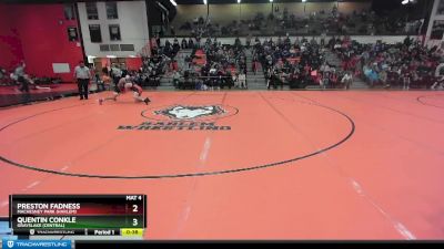 138 lbs Cons. Round 2 - Andrew Alvarado, Woodstock (MARIAN) vs Kashton Kilty, MARSHFIELD, WI