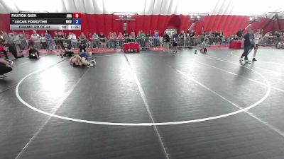 132 lbs Champ. Rd Of 64 - Paxton Gish, Askren Wrestling Academy vs Lucas Forsythe, New Lenox