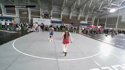 155 lbs Cons. Round 2 - Miley Mcdonald, Bruin Wrestling Club vs Kyaria Eggleston-Pohl, Jayhawk Wrestling
