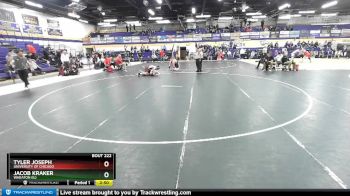 174 lbs Cons. Round 4 - Tyler Joseph, University Of Chicago vs Jacob Kraker, Wheaton (IL)