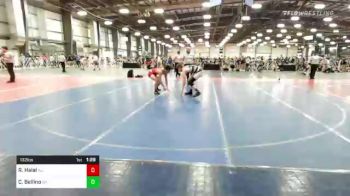 132 lbs Round Of 64 - Riley Halal, NJ vs Culley Bellino, NY