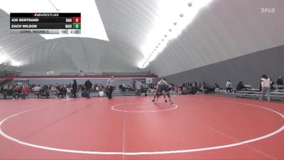 157 lbs Cons. Round 5 - Zach Wilson, Marian University (IN) vs Joe Bertrand, King