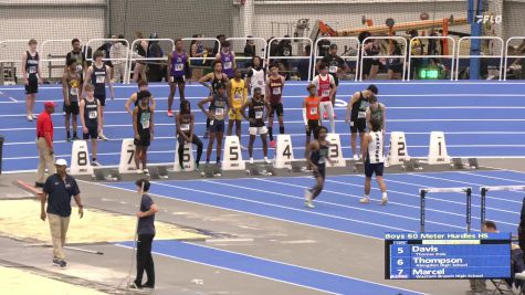 High School Boys' 60m Hurdles, Prelims 2