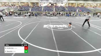 46 lbs Quarterfinal - Brantley Anderson, Dumas Wrestling vs Ethan Saucillo, Duran Elite