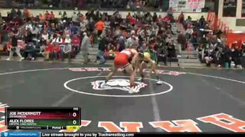 132 lbs Champ. Round 1 - Joe Mcdermott, BOLINGBROOK vs Alex Flores, Crystal Lake (SOUTH)