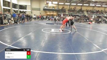 285 lbs Round Of 32 - Dominic Silvia, Bridgewater-Raynham vs Tristan Day, Bonny Eagle