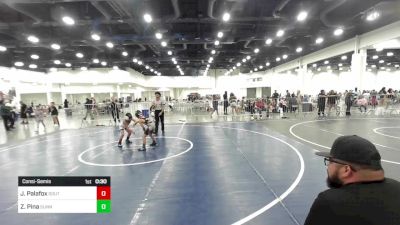 70 lbs Consolation - Julian Palafox, Southwest Stallions WC vs Zeke Pina, Sunnyside WC