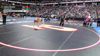 G155-4A Cons. Round 1 - Jessica Raucho, Sierra Girls vs Brylee Shy, Custer County Girls