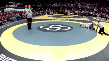 D3-113 lbs Semifinal - Brock Beckler, Waynedale vs Jake Landis, Graham Local