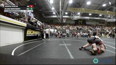 119 lbs Quarterfinal - Andrew Duncan, CacheWrestlingClub vs Blaine Derryberry, Unattached