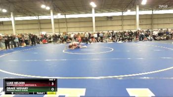 100 lbs Quarterfinal - Drake Wisvary, Meridian Middle School vs Luke Nelson, Clearwater Valley Wrestling Cl