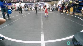 37 lbs Quarterfinal - Axton Marvin, Yukon Wrestling Academy vs Kieryn Taffe, Noble Takedown Club