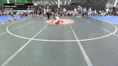 115 lbs Rr Rnd 1 - Shelby Tuhari, Northeast Elites White - HSC vs Evan Cies, Malvern WC - HSC