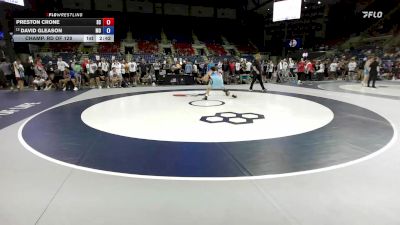 157 lbs Champ. Rd Of 128 - Preston Crone, SC vs David Gleason, MO