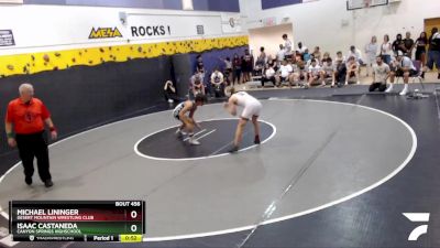 113 lbs 5th Place Match - Michael Lininger, Desert Mountain Wrestling Club vs Isaac Castaneda, Canyon Springs Highschool