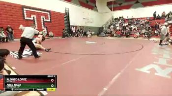 152 lbs Semis & 1st Wrestleback (8 Team) - Abel Nava, Toppenish vs Alonzo Lopez, Selah