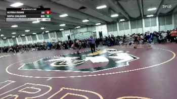 110 lbs Cons. Round 2 - Sofia Childers, Mesa Ridge vs Alyssa Evans, Little Axe