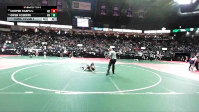 71 lbs Cons. Round 1 - Owen Roberts, DONA vs Cooper Agapiou, VBC3