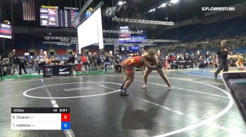 200 lbs Cons 8 #1 - Shola Cascen, New York vs Tatum Heikkila, Washington