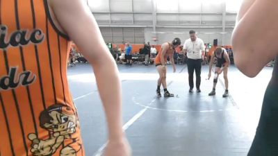 130 lbs Round 2 (6 Team) - Eddie Zeller, Kardiac Kidz vs Curtis Leightner, Stealth Training