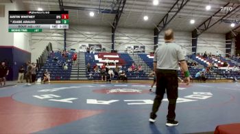 157 lbs Cons. Semi - Justin Whitney, Brewton-Parker (ga) vs Joabe Araujo, Reinhardt University (ga)