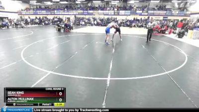 184 lbs Cons. Round 3 - Alton Mullinax, Aurora Universtiy vs Sean King, Wheaton (IL)