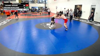 184 lbs Champ. Round 2 - Zachary Huckaby, Wabash vs Benjamin McWilliams, Baldwin Wallace