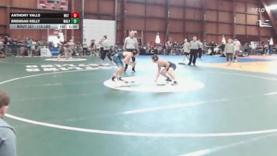 119 lbs Quarterfinal - Anthony Valls, Mat Assassins vs Brendan Kelly, Malvern Prep