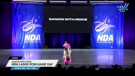 Dancin with Roxie - Mini Large Pom-Game Day [2025 Mini - Pom - Large] 2025 NDA All-Star National Championship