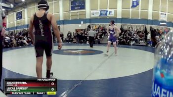 150 lbs Placement (16 Team) - Juan Herrera, Lowell vs Lucas Barkley, New Haven