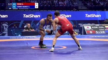 65 kg Qualif. - Seokki Yoon, Korea vs Uber Euclides Cuero Munoz, Colombia
