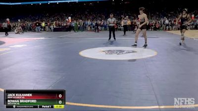 D4-165 lbs Cons. Semi - Rowan Bradford, Decatur HS vs Jack Kulhanek, New Lothrop HS