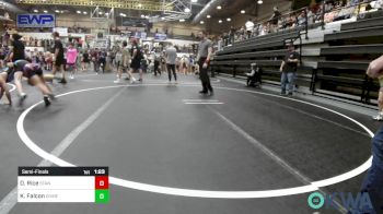 67 lbs Semifinal - Dayton Rice, Standfast OKC vs Kyzer Falcon, Division Bell Wrestling