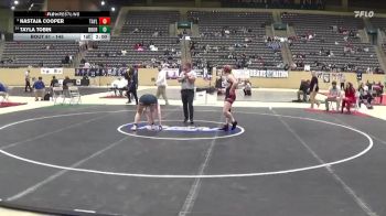 145 lbs Champ. Round 1 - Nastaja Cooper, Taylor County vs Tayla Tobin, Bourbon County