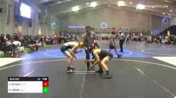 132 lbs Quarterfinal - Joaquin Arroyo, Church Boyz WC vs Hunter White, Columbia Basin Brawlers