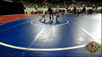 49 lbs Round Of 32 - Wrenland Roberts, Wesley Wrestling Club vs Kayne Felix, Keystone Wrestling Club