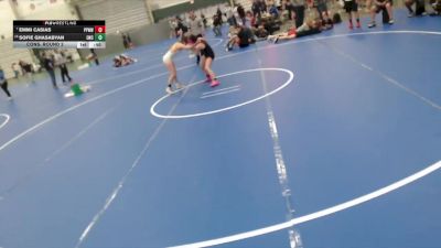 94-105 lbs Cons. Round 2 - Emmi Casias, Pikes Peak Warriors Wrestling vs Sofie Ghasabyan, Eaglecrest Wrestling Club
