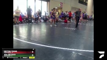 113 lbs Round 3 (6 Team) - Deyton Young, Team Misfits vs Koa Deloach, Buccinoles