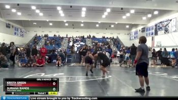 170 lbs Round 3 - Suriana Ramos, Thousand Oaks vs Krista Green, El Rancho Dons