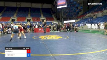 100 lbs Rnd Of 32 - Natalie Majer, Illinois vs Isabella Morales, Washington