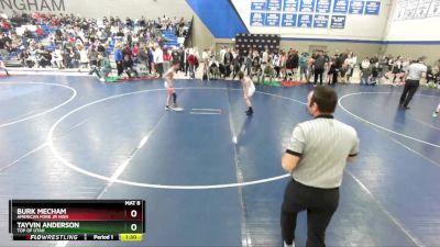 73 lbs Quarterfinal - Tayvin Anderson, Top Of Utah vs Burk Mecham, American Fork Jr High