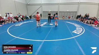 164 lbs Semis & 3rd Wb (16 Team) - Kyra Richards, Idaho vs Marieda Kalahar, South Dakota Blue