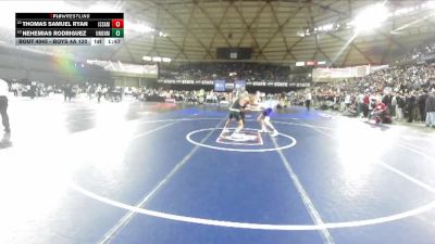 Boys 4A 120 lbs Champ. Round 1 - Thomas Samuel Ryan, Issaquah vs Nehemias Rodriguez, Union