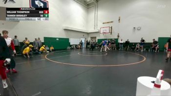 157 lbs William Thompson, DouglasSD vs Tannen Birdsley, Thermopolis